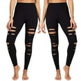 ZZwxWA Ripped Warrior Legging for Women High Waist Control Yoga Pants