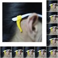 thumbnail image 1 of Sonducket Anteojos Punta antideslizante Agarre Espectáculo Gancho de orejas de silicona Gafas cómodas Soporte antipérdida Suministros Amarillo Amarillo 10Conjunto, 1 of 4