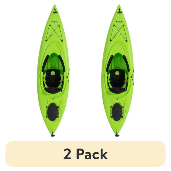 (2 pack) Lifetime Guster 10 Sit-Inside Kayak- Lime Green (90527)