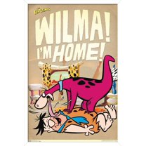 The Flintstones - Home Wall Poster, 14.725" x 22.375", Framed