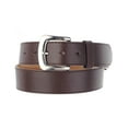 thumbnail image 1 of Womens Thick Wide Stitched Leather Belt - MAP019A - Brown M, 1 of 1