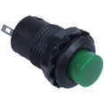 thumbnail image 3 of 1 x 12 mm Cerradura de pestillo para coche, barco, botón de encendido/apagado 125 V 250 V Verde, 3 of 5