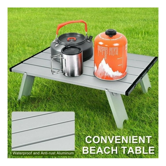 2 Pack Beach Chairs with Table Set, 5-Position Folding Backpack Chair for Outdoor Camping, Fishing, Sunbathing - Aluminum Frame, Cup Holders, Headrest, 300lbs Capacity