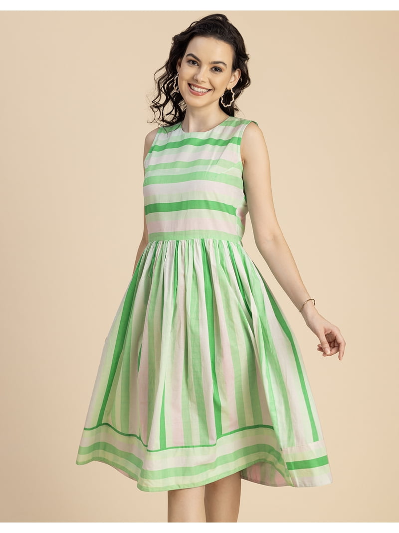 slim fit dress slacks Buy Grey Printed Cotton Fit and Flare Dress Online in USA at $22.00 main image 1