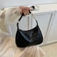 thumbnail image 4 of Bolso de mano de moda para mujer, elegante bolso de mano con decoración de cadena Formal, monederos con clase (negro), 4 of 6