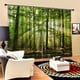thumbnail image 4 of Cortinas Cortinas Poliéster Bosques Impresión De Luz Solar Cortinas De Sombreado Para Balcón Dormitorio Sala De Estar Ventana 150 X 166Cm, 4 of 8