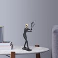 thumbnail image 3 of de resina, escultura para hombre, estatua de piedra Bádminton Sunnimix Figurilla abstracta, 3 of 7