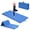 Blue, variant on Wesfital Gymnastics Mat 6'x3'x2'' Foldable Exercise Mat for Home Gym, Aerobics & Workout, Tumbling Mat Ideal for Kids & Children Gifts, Gradient Pink