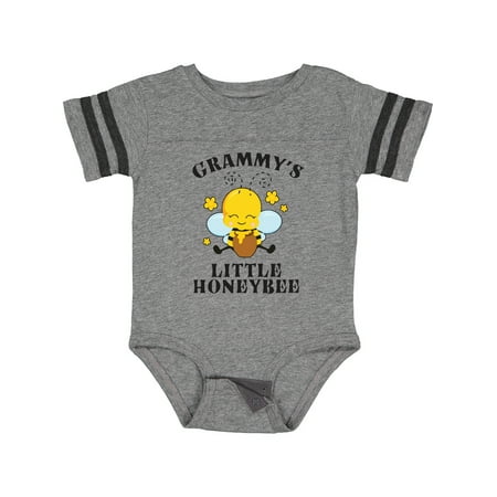 

Inktastic Cute Bee Grammy s Little Honeybee with Stars Gift Baby Boy or Baby Girl Bodysuit