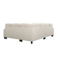 thumbnail image 4 of Gewnee 107.9" Reversible L-Shaped Sectional Sofa,Modern Multi-Purpose Couch for Living Room,Office or Reception (Beige), 4 of 12