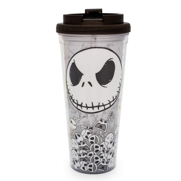 Vaso de viaje plateado Buffalo Disney Nightmare Before Christmas Jack, 700 ml