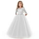thumbnail image 3 of Elegante vestido de encaje de princesa para niños, vestidos bordados de flores para niñas, vestidos Vintage para niños, vestido de baile rojo para fiesta de navidad, 3 of 5