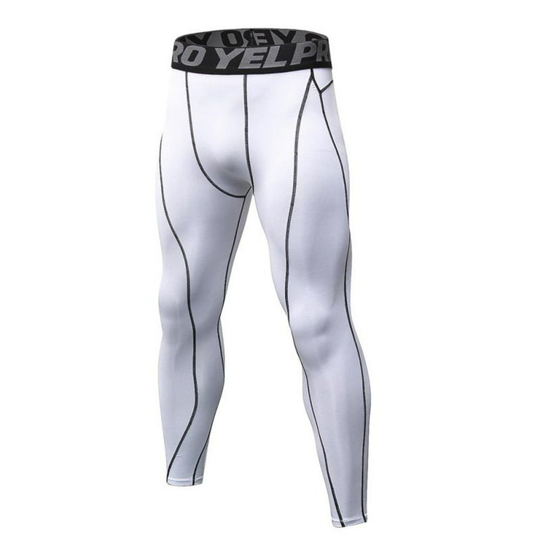 Men's Thermal Compression Pants, Athletic Sports Leggings & Running Tights, Wintergear  Base Layer Bottoms 