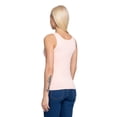 thumbnail image 4 of Women's Wide Strap Casual Top Tanks, S, Pale Pink, by Ambesonne, 4 of 4