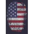 thumbnail image 4 of Old Glory Mens 4th of July American Flag Pride Thumbprint Long Sleeve Graphic T Shirt, 4 of 6