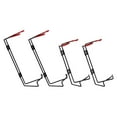 thumbnail image 6 of KALLORY Wall Mounting Bracket Fire Extinguisher Fixation 4Pcs 8.3x4.1x3.3in, 6 of 8