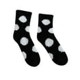 thumbnail image 2 of MZXELPRJD No Show Socks Womens Coral Socks Autumn Winter Tube Socks Sleep Socks Cute Home Polka Dot Thick Stockings, Soccer Socks Black, 2 of 6