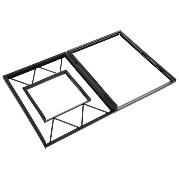 GOOHOCHY Poster Frame Metal Photo Frame Compact Photo Frame Office 20X15cm Black
