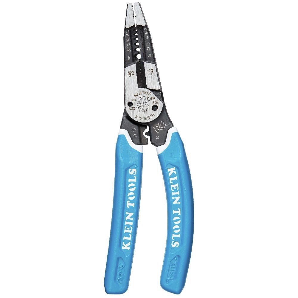 Klein Tools Klein-Kurve Heavy-Duty Wire Stripper/cutter/crimper Multi Tool 8-20 Awg