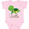 thumbnail image 3 of Inktastic Little Turtle Boys or Girls Baby Bodysuit, 3 of 5