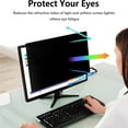 thumbnail image 4 of GUDTEKE 20" Widescreen Computer Privacy Screen Protector, Anti-Glare, Anti-Blue Light, Data Confidentiality Shield, 4 of 6