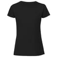 thumbnail image 3 of Fruit Of The Loom - Camiseta de ajuste premium para mujer (Negro), 3 of 3