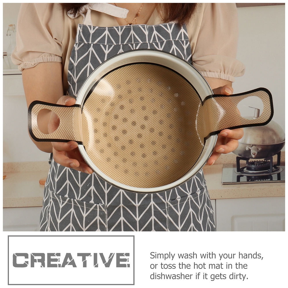 FONDOTIN Multi Purpose Baking Mat Heat Resistant Baking Mat Assorted Color 2Pcs for Oven