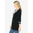 thumbnail image 3 of Woman Within Plus Size Embroidered Knit Tunic, 3 of 5