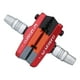 thumbnail image 1 of Pastillas de freno de bicicleta profesionales, zapatas de freno, sin ruido, antideslizantes, para ciclismo, desmontables Yo rojo, 1 of 8