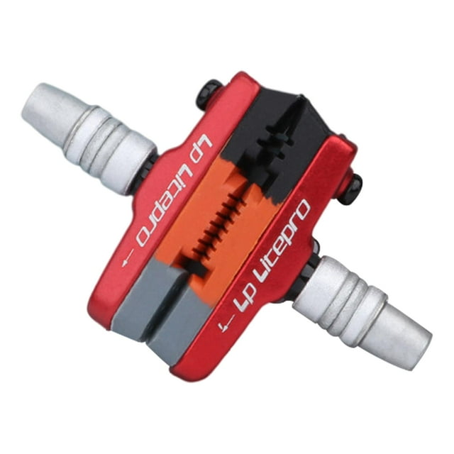 koolsoo Blocs de Frein de Vélo Chaussures de Frein Système Anti-Dérapant V Frein Rouge i