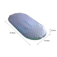 thumbnail image 4 of Bath Bliss Soft Oval Iridescent Bath Mat - Skid Resistant PVC With Drain Holes, 4 of 5