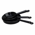 thumbnail image 2 of kusrkot 6X 3x Dollhouse Kitchen Cookware Set Miniature Metal Pans for Diorama 6 Pcs, 2 of 9