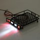 thumbnail image 3 of Dilwe Portaequipajes de techo con luz LED cuádruple para Axial SCX10 1/10 RC Crawler Car 2 blancos y 2 rojos) Khall Tendencias, 3 of 6