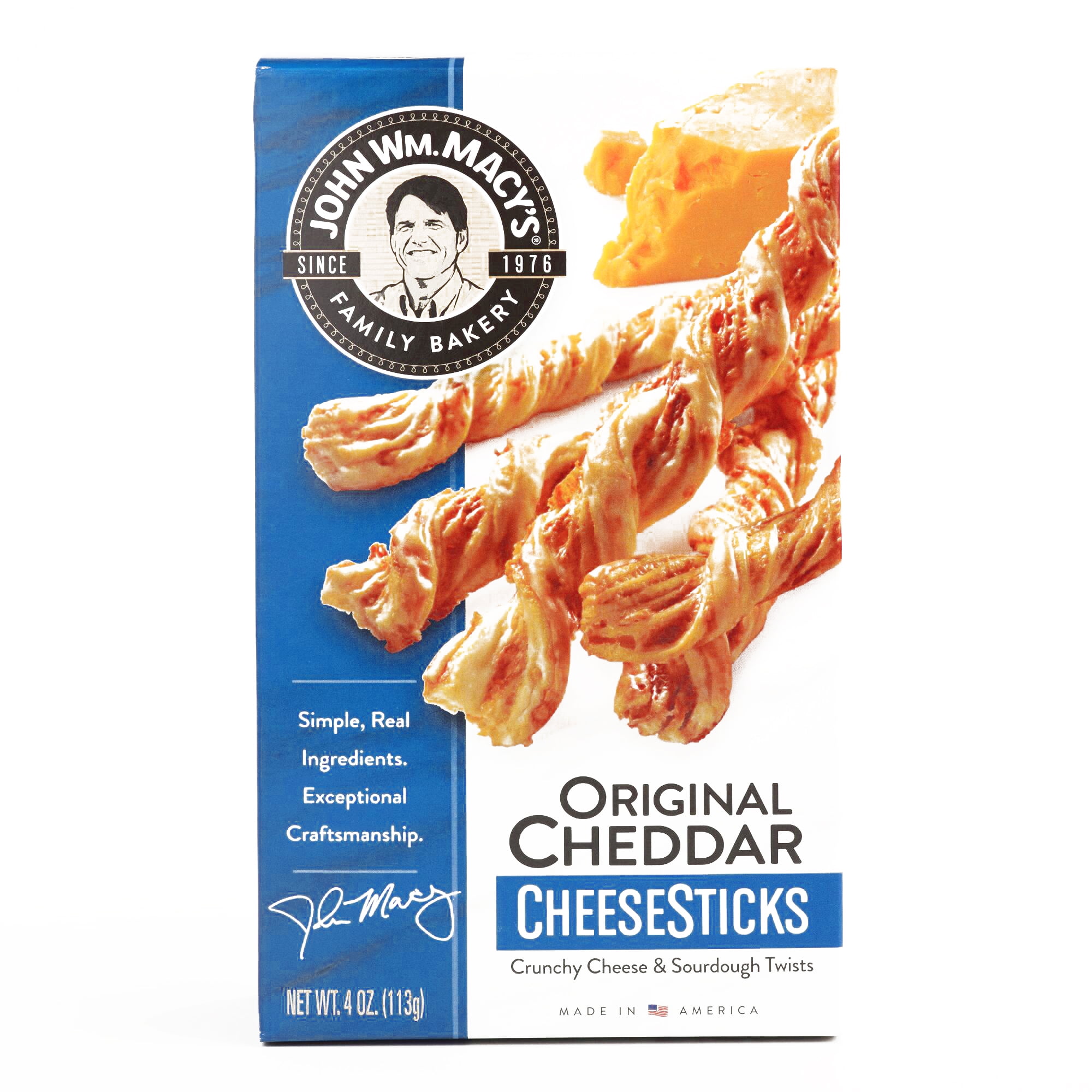 Macy's Cheddar Cheese Sticks \t4 oz each (1 Item Per Order, not per case) by