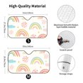 thumbnail image 3 of XMXY Car Sun Shade Windshield, Rainbow Striped Clouds Automotive Front Window Sun Visor for Cars SUV Trucks, Small Size, 3 of 8