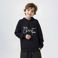 thumbnail image 5 of DxhmoneyHX Kids Fleece Heated Hoodie Boys Girls Letter Printed Heating Hoodies Pullover Unisex USB Electric Heated Sweatshirt Winter Clothes, 5 of 9