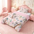 thumbnail image 2 of Manfei Cartoon Koala Twin Comforter Sets 2pcs,Floral Animal Bedding Set,1 Comforter and 1 Pillowcase,Reversible, 2 of 6