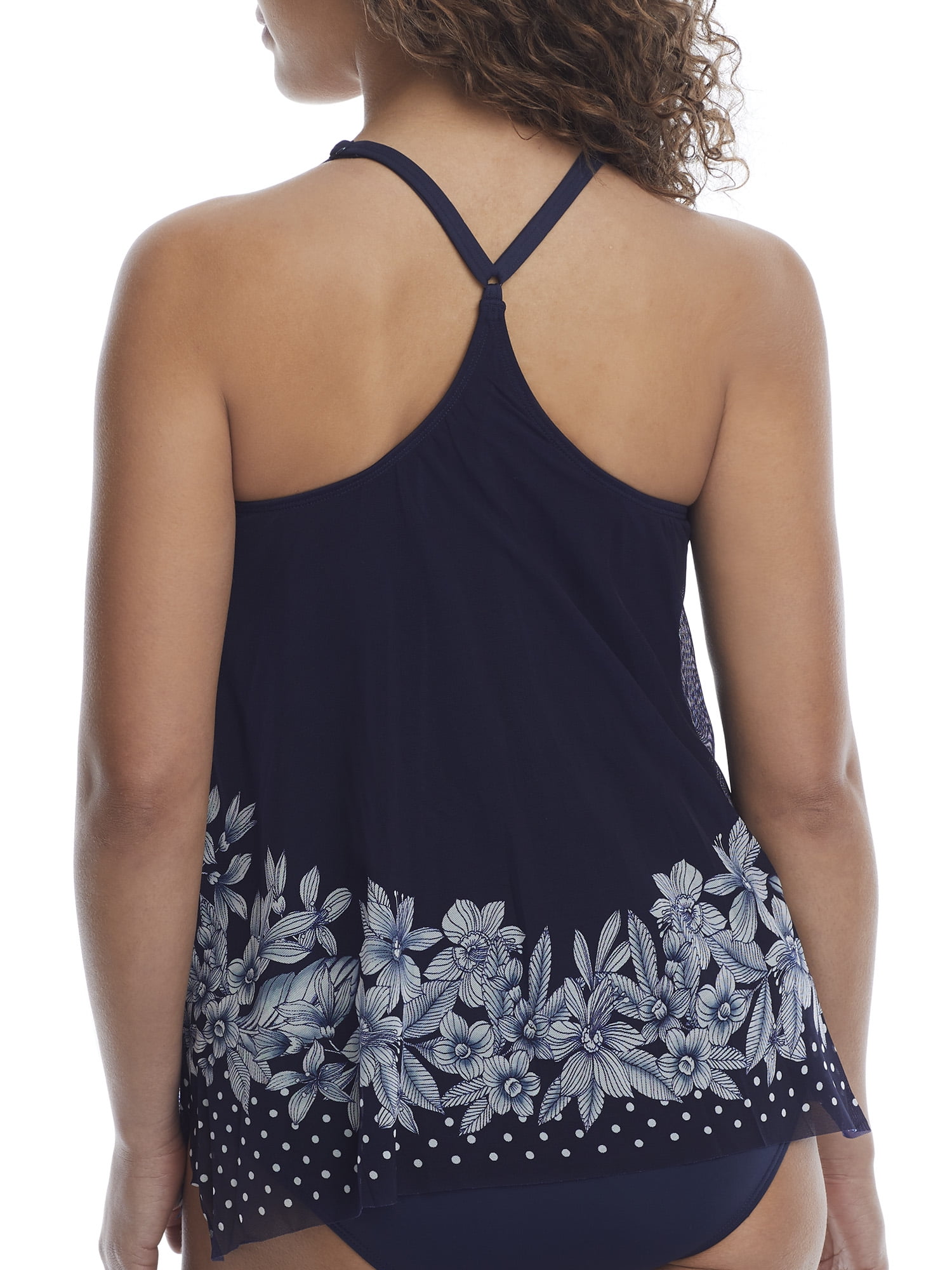 Women's Coco Reef U59035 Tropical Sized Mesh Layer Tankini Swim