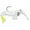 Glow/Chart Tail, variant on Vudu Shrimp 3.25" Softbait, 1/4 oz,Gold Flk, 2 count