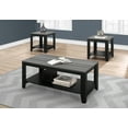 thumbnail image 2 of Dtwnek 3pcs Table Set Set, Coffee Table End Table for Living Room, Office, Black, 2 of 5