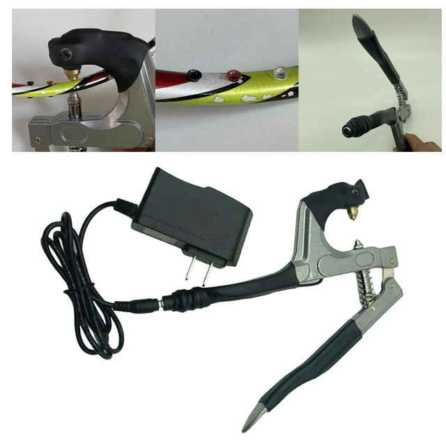 Máquina de bádminton, abrazadera de cuerda, alicates de en frío, adaptador de accesorios, alicates de , ojales, herramientas de DYNWAVEMX Máquina para encordar raquetas