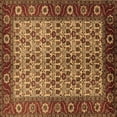 thumbnail image 1 of Ahgly Company Indoor Square Oriental Brown Industrial Area Rugs, 7' Square, 1 of 4