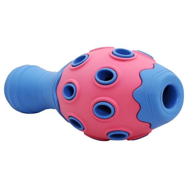 Juguete Para Masticar Con Forma De Bola De Bolos Con Sonido De Goma Natural Para Mascotas Eigraketly PT001105-00