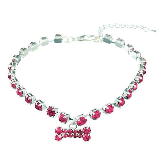 Diamonds Dog Collar Pet Dog Chain Cat Collar Adjustable Dog Collar Diamond Flash Dog Collar