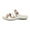 White, variant on VerPetridure Women's Sandals Summer Casual Shoes Bohemian Low-heeled Sandals Casual Thick Sole Comfortable Wear-resistant Small Flower Sandals