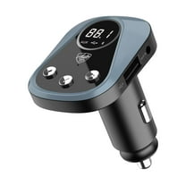 Auto Drive Bluetooth FM Transmitter,with App Control,Compatible with Most Smartphones,5.8x4.3x7.2cm