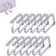 thumbnail image 1 of Pinzas para mantel portátiles, de acero inoxidable, resistentes al viento, fáciles de usar para fiestas en interiores y exteriores, campamentos, bodas (paquete de 12), 1 of 7