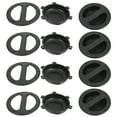 thumbnail image 1 of Milisten 8Ud Manijas Empotradas Negras Para Altavoces Con Práctico Para Transporte, 1 of 8