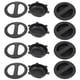 thumbnail image 1 of Milisten 8Ud Manijas Empotradas Negras Para Altavoces Con Práctico Para Transporte, 1 of 8