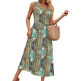 thumbnail image 4 of Fantaslook Summer Dresses for Women Sleeveless Casual Long Dress Beach Vacation Sundresses with Pockets, 4 of 10